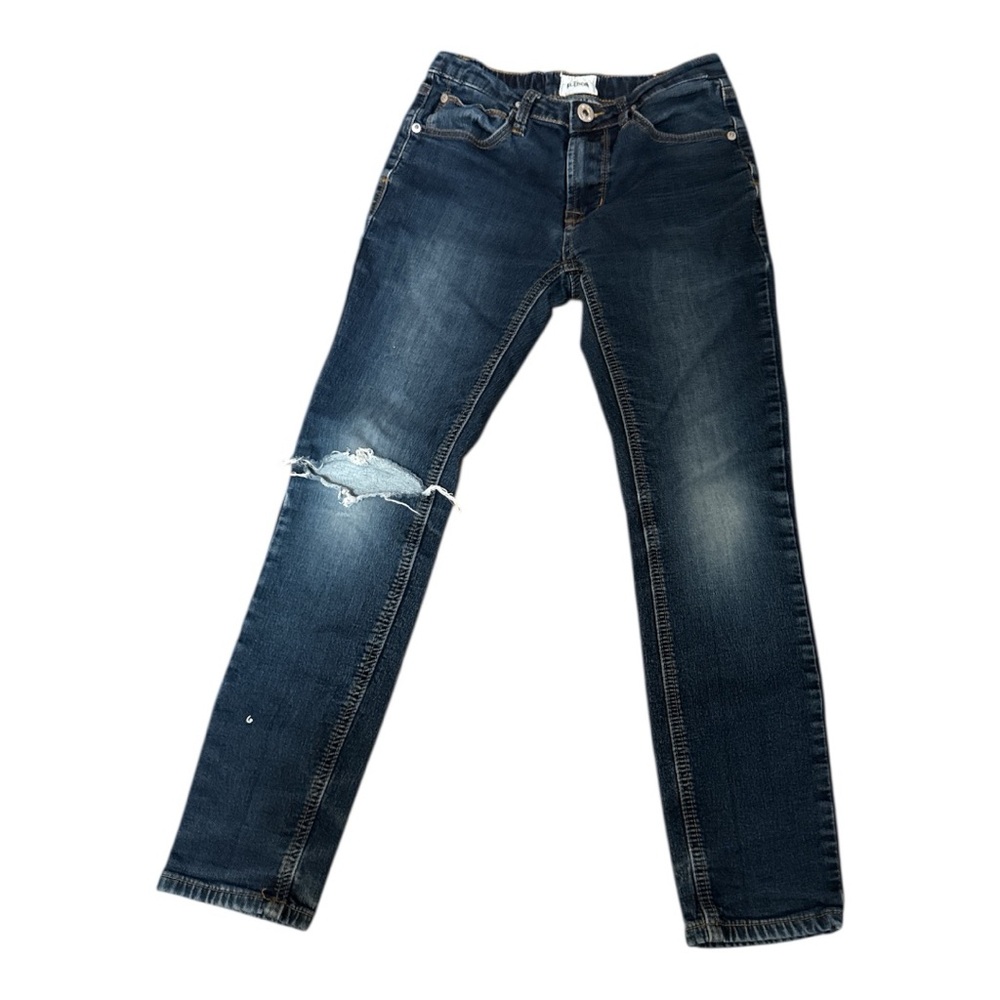 Hudson Distressed Classic Blue Girl’s  Jeans Size 12 - Picture 1 of 4